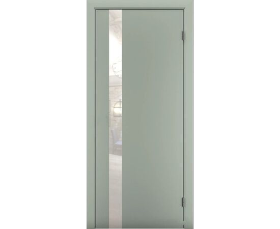 კარის ბლოკი Terminus Solid 802 olivin №802 შუშა - Planilak რძისფერი 38x800x2150 mm