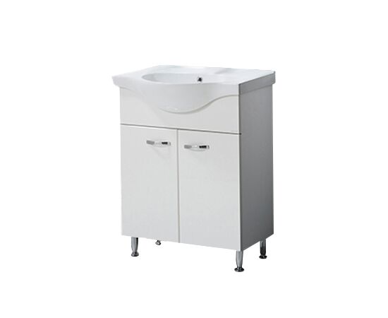 Floor cabinet with washbasin Martat Olimpia 65 white