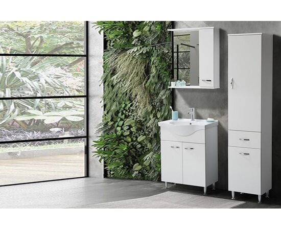 Floor cabinet with washbasin Martat Olimpia 65 white