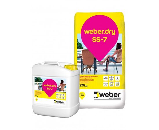 Waterproofing solution bicomponent Weber.dry SS-7 25 kg