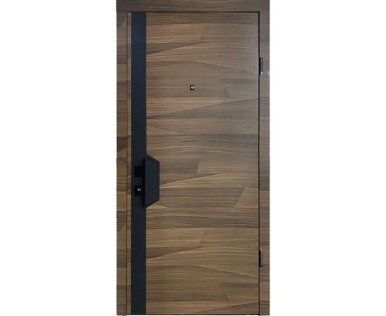 Metal door external opening STRAJ Astra 950x2200mm L cognac tree