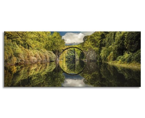 Glass picture Styler Devil's Bridge EX528 50X125 cm