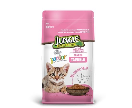 Dry cat food Jungle chicken meat 1,5kg