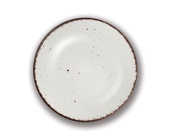 Dessert plate Nature Look 413921 dark white 20cm