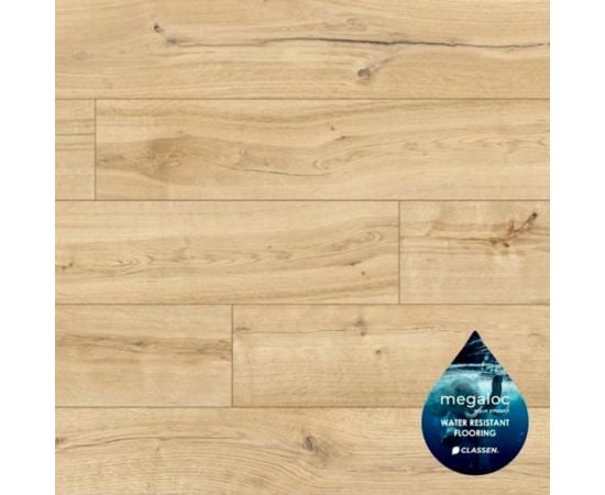 Laminate water resistant Classen Casa Energy Aqua Protect4V AC5/33 Oak Cabrillo Rustic 1285x192x8 mm