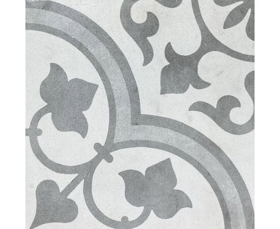 Porcelain tile Mercury Cuban Silver Ornate 22,3X22,3cm