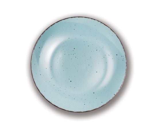 Dessert plate Nature Look 410121 turquoise 20cm