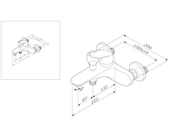 Bath faucet  AM.PM F8010016