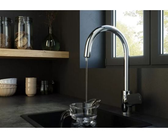 Kitchen faucet AM.PM Like F8007700 chrome with a channel for drinking water