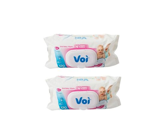 Wet wipes VOI 5761 TWIN PACK 1+1 120pcs