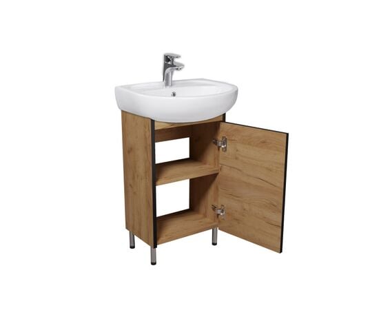 Bathroom furniture with washbasin Dacota Craft 50 wood Solo 50 cm