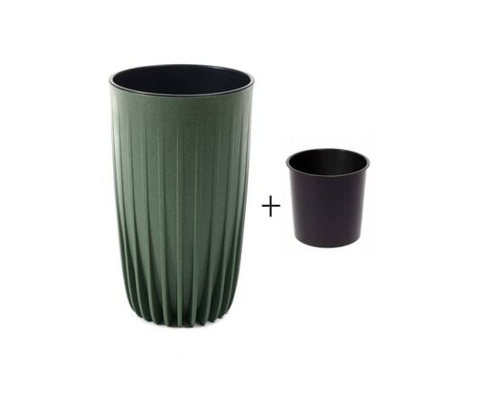 Flower pot Lamela MIRA 300 ECO 12,5l green