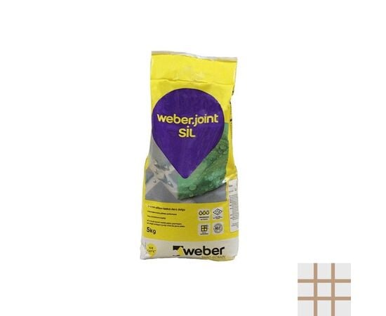 Grout for seams Weber.joint SIL 5 kg 411 creamy beige