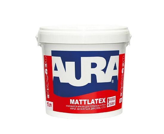 დისპერსიული საღებავი Eskaro Aura Mattlatex 1 ლ