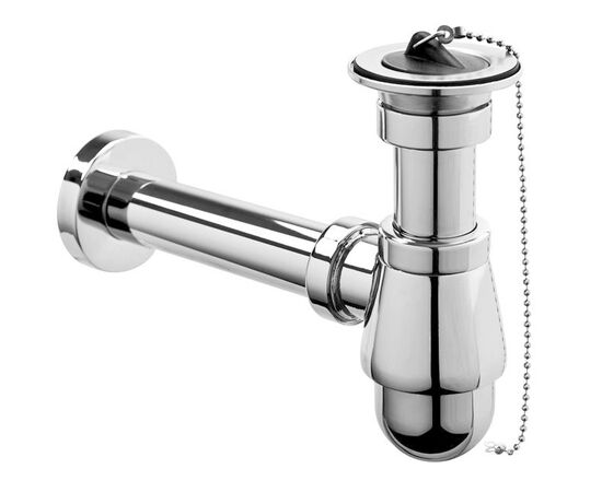 Washbasin siphon MCALPINE 220/255M Chrome