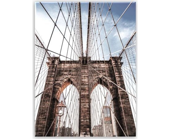 სურათი შუშაზე Styler Brooklyn Bridge GL344 50X70 სმ