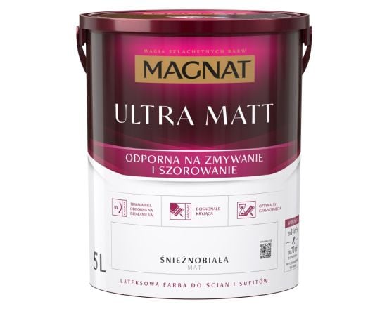 Краска интерьерная Magnat Ultra Matt 5 л белая