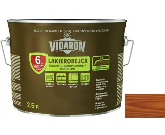 Wood impregnation Vidaron Lakobeyc 2.5 l L05 natural teak