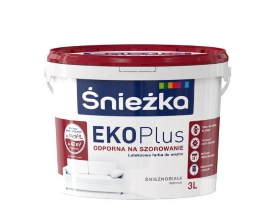 Краска интерьерная Sniezka Eko Plus 3 л белая