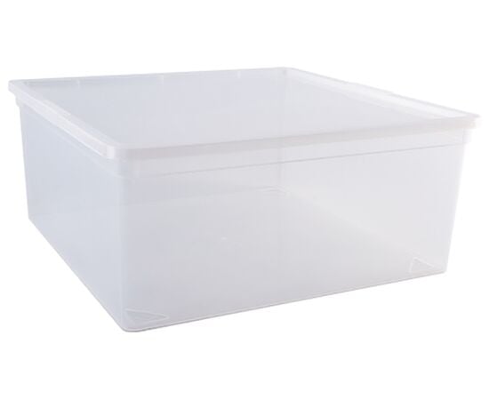 Storage box plastic Aleana LLC EVRO transparent 17.5 l