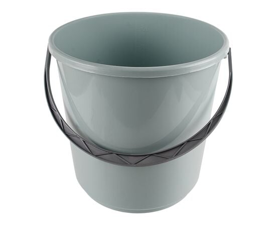 Round bucket Aleana LLC light gray 10 l