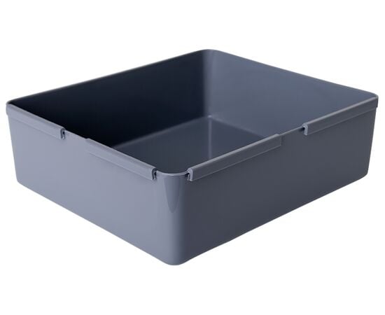 Food storage box universal Aleana gray matte 146х127х45 mm