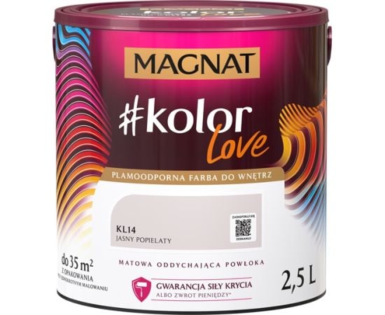 Краска интерьерная Magnat Kolor Love 2.5 л KL13 светло-пепельная