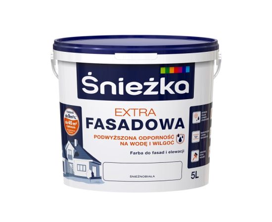 Краска фасадная Sniezka Extra Fasad белая 5 л