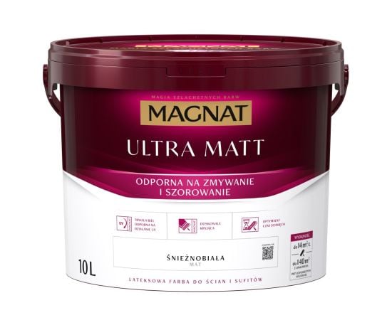 Interior paint Magnat Ultra Matt 10 l white