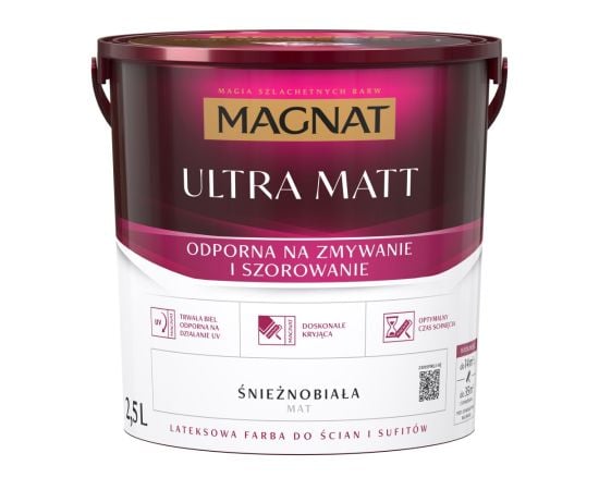 Краска интерьерная Magnat Ultra Matt 2.5 л белая