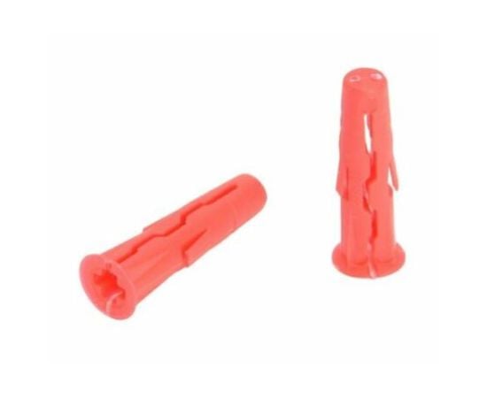 Дюбель универсальный Clips RawlPlug 96 шт Red 6 мм SINGLES R-U1-RED-96-C