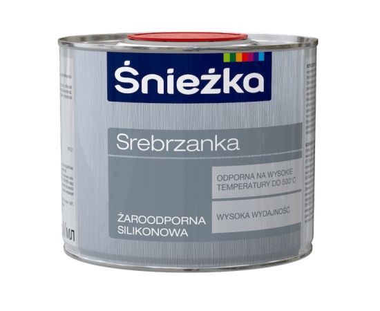 ემალი თბომდგრადი Sniezka Srebrzanka 0.5 ლ