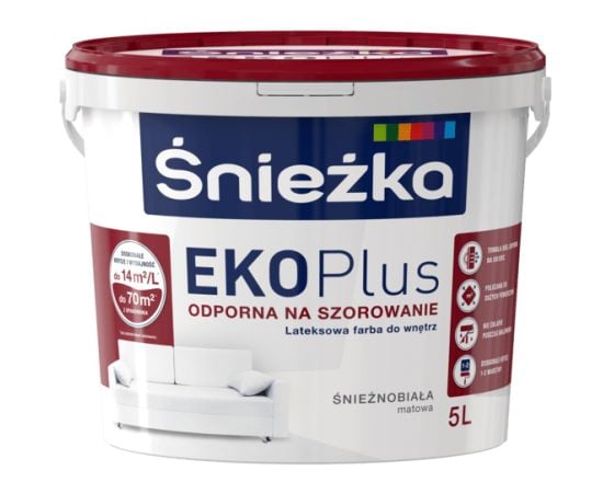 Interior paint Sniezka Eko Plus 5 l white