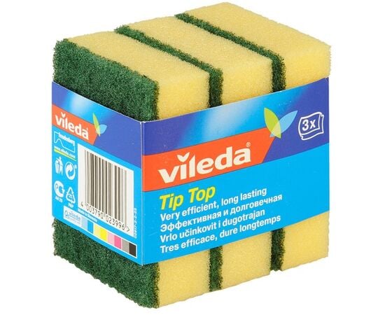 Kitchen sponge Vileda Tip Top  3 pc