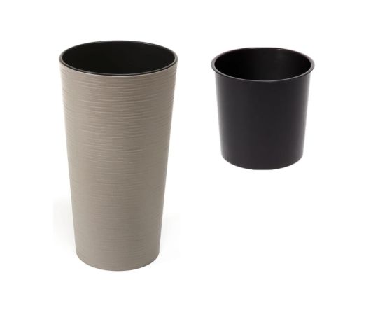 Flower pot Lamela LILIA ECO 250 9,5l grey