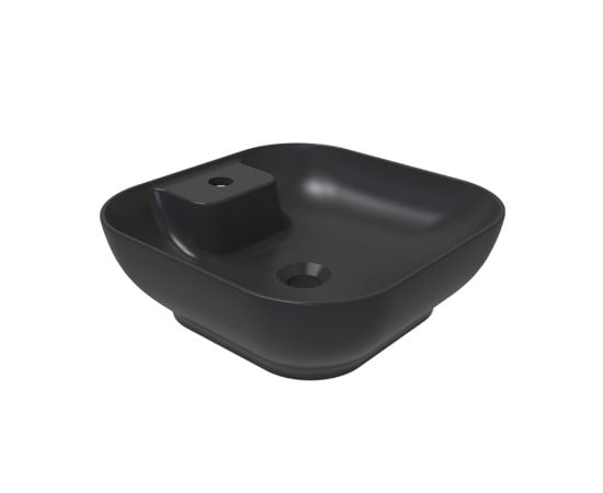 Washbasin countertop Bien Motto 42x42 cm black glossy