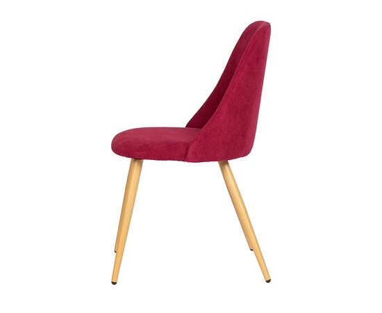 Chair FELICIO CORDUROY RED 50x61x88 cm