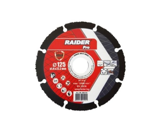 Диск отрезной мульти Raider 160154 125 мм