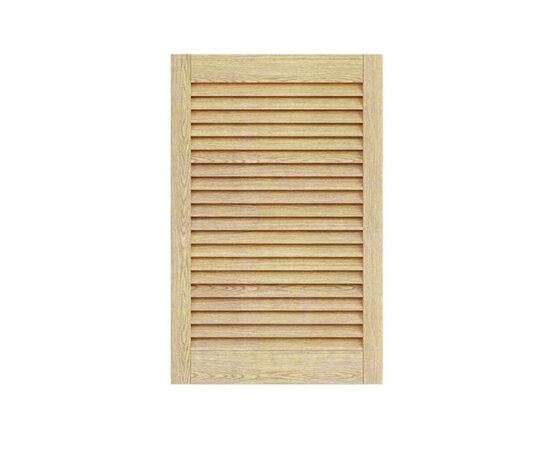 Doors wooden panel jalousie Woodtechnic pine 606х394