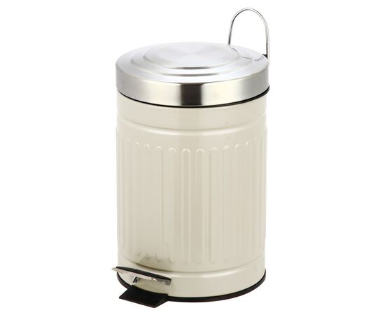 Trash bin Bisk SKANDI 07519 beige 3 l