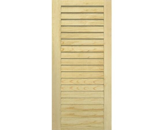 Doors louvered wooden Pine Woodtechnic 2013х494 mm