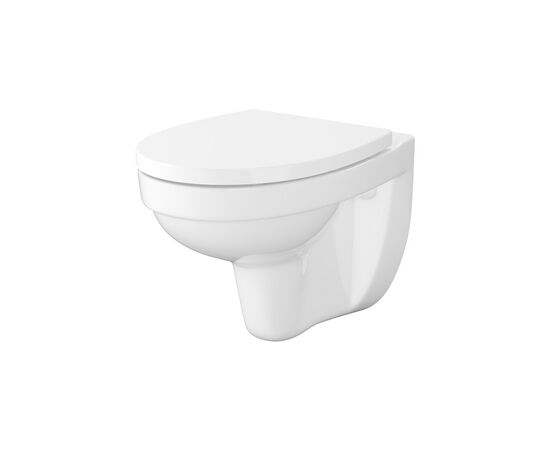 Wall-hung toilet with lid Cersanit B468 white