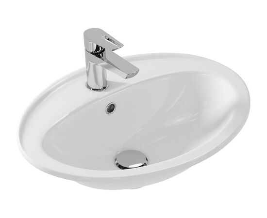 Washbasin embedded Cersanit Calla 54 white