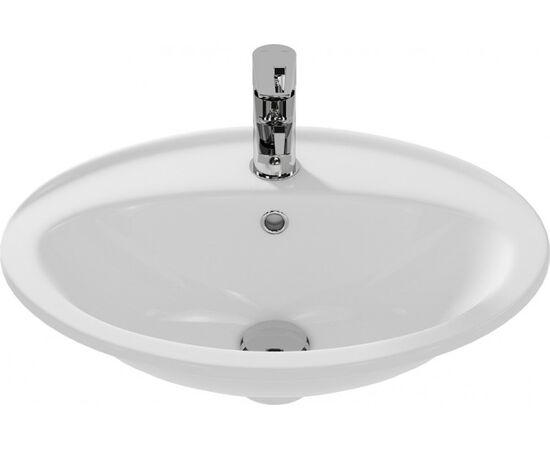 Washbasin embedded Cersanit Calla 54 white