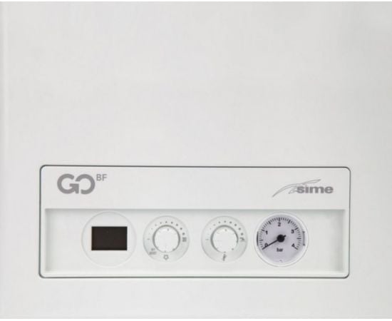 ქვაბი კედლის გაზის SIME GO 28 BF  8116546 + Ø60-100mm (25-40kw)