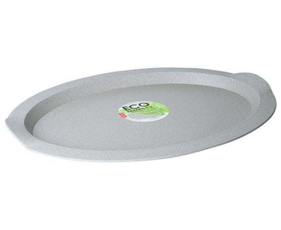 Tray oval  Aleana ECO WOOD светло серый 47х35х4 cm