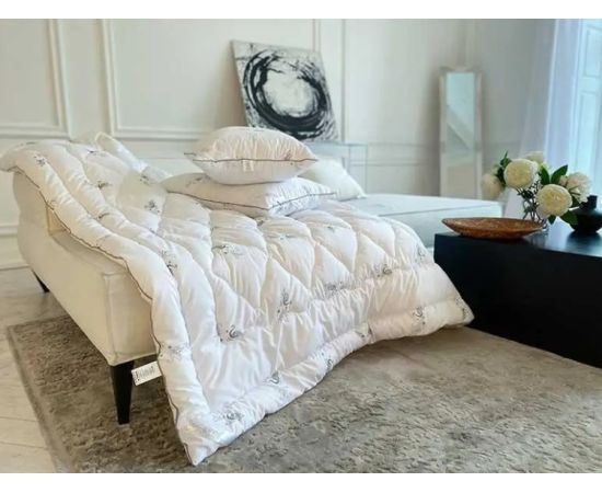 Blanket Runo 200x220cm swan feathers 322.52