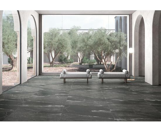 კერამოგრანიტი Tau Ceramica Etnastone Black 600x1200 მმ