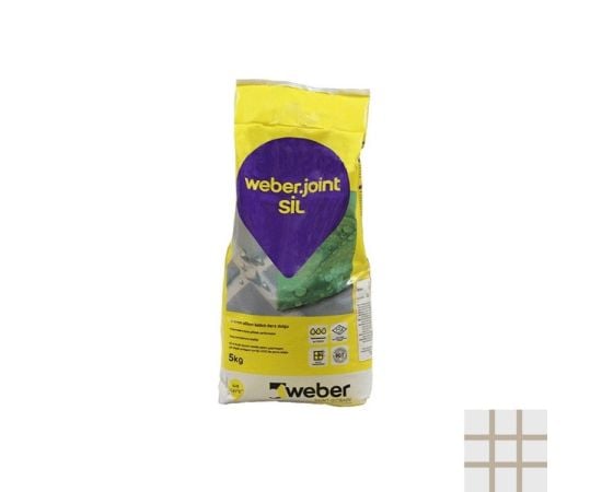 Grout for seams Weber.joint SIL 5 kg 439 grey