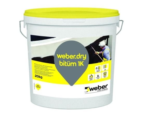 Bituminous waterproofing Weber Dry Bitum 1K 20 kg